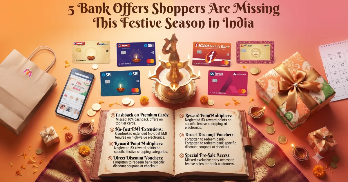 5 Bank Offers Shoppers Are Missing This Festive Season in India